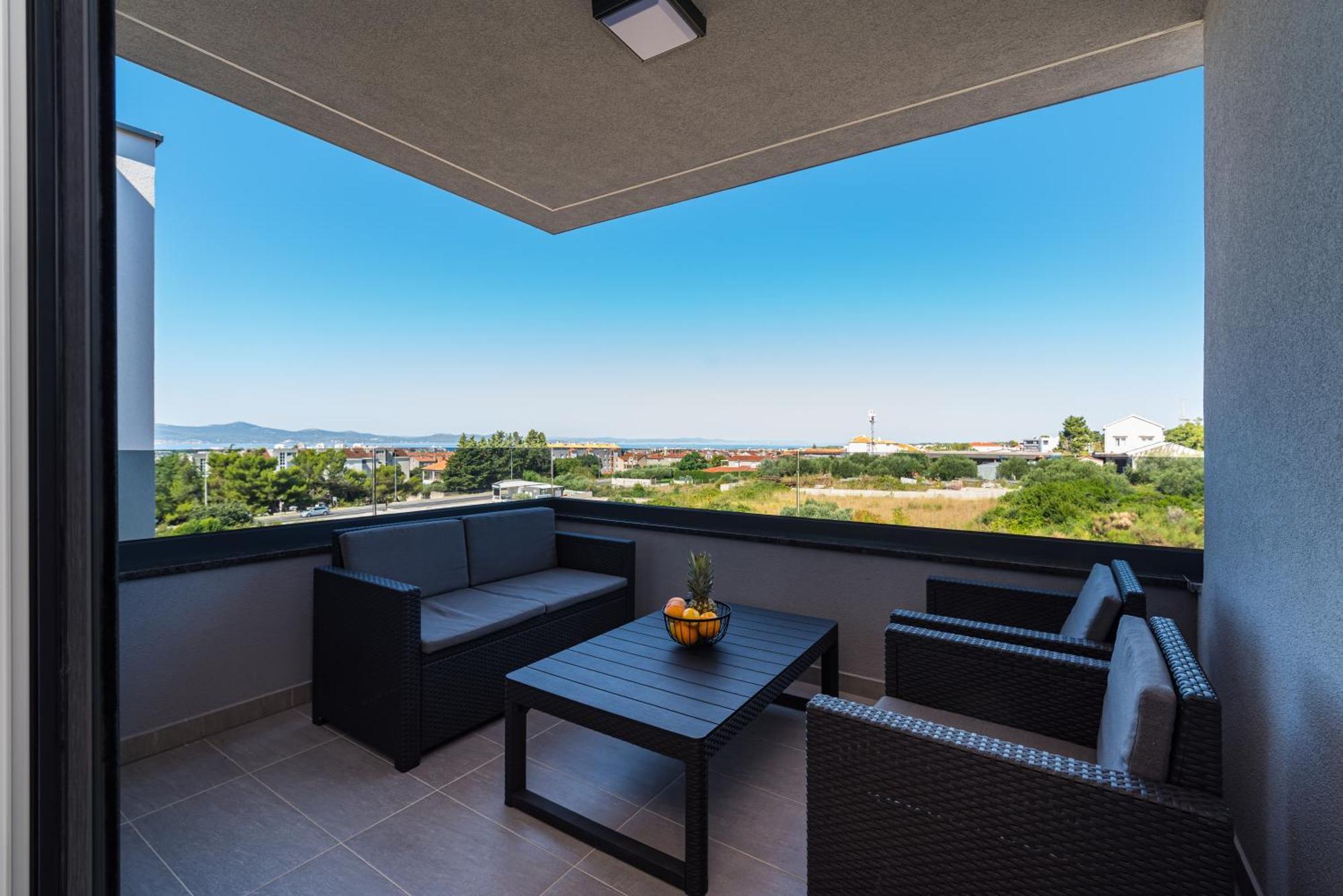 Skyline Luxe Leilighet Zadar Eksteriør bilde